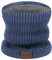 Neck Warmer Winter Snoods for men, Fleece Lined Infinity Scarf Thermal Neck Gaiter, Windproof and Dust Skiing Circle Lining Knit, Ideal for Ski Circle, Gift for Men & Christmas（Blue）