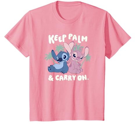 Bambino Disney Lilo & Stitch Stitch And Angel Keep Palm Maglietta