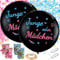 Runyuzi Gender Reveal Ballons Set - 2 Stück Gender Offenbaren Party Deko 36 Zoll Großer Junge oder Mädchen Ballon, Rosa Blau Konfetti Geschlechtsverkündung baby für Baby Shower Babyparty(Blau Rosa)