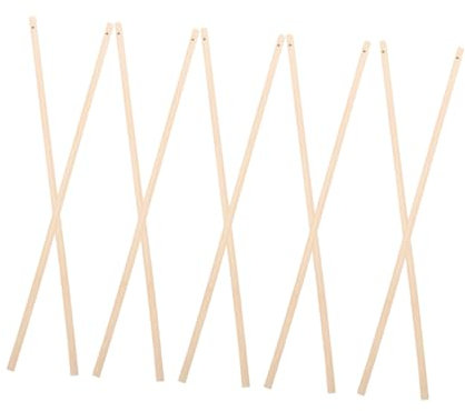 HOMSFOU Festival Laterne Griff 10 Stücke Holz Laterne Pole Ästhetischen Design