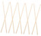 HOMSFOU Festival Laterne Griff 10 Stücke Holz Laterne Pole Ästhetischen Design