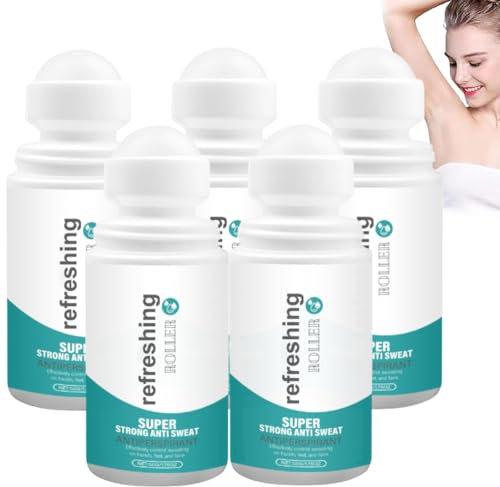 Antitranspirant Deo gegen starkes Schwitzen I Anti Schweiß Deo für schwitzige Hände & Achselschweiß, Schwitzen am Kopf I Deoroller für Damen & Herren, Deodorant (5)