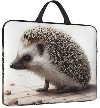Laptophülle, Igel, wasserabweisend, Computer-Tragetasche, Aktentasche mit Griff