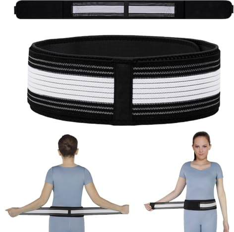 KkaFFe Waist Belt Sacroiliac Hip Belt, Lumbar Support Sciatica Pain Relief, Sacroiliac SI Joint - Lower Back Support Brace for Women and Men, Non-Slip and Adjustable & Breathable Back Pain Relief