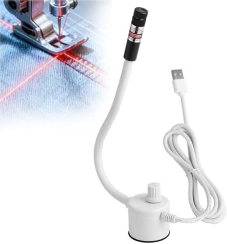 Magnetic Positioning Quilting Light for Sewing Machine, Laser Vision Guide, Sewing Guide Light Red Point Cross Hair Module Generator Projector, Innovative Precise Seam Stitch Lights (Dimming Line)