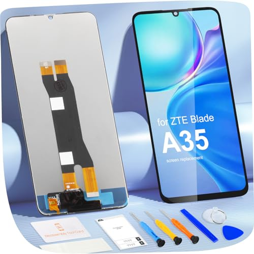 ARSSLY Pantalla LCD para ZTE Blade A35 Z2453 LCD Pantalla para ZTE Blade A55 4G Z2450 Pantalla de Repuesto Pantalla táctil Digitizer Montado Completo Montaje con Kits de Reparación (Negro)