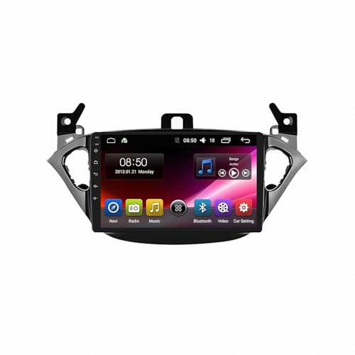 Touchscreen Auto Radio per Opel Adam 2013-2016 Corsa E 2015-2019 Touch Hd, Carplay Wireless, Bluetooth, Wifi, Gps Navigatore, Retrocamera Hd, Ips Touchscreen Stereo Auto, 8 Nucleo 8G+256G