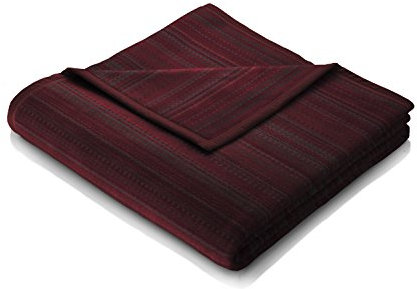 biederlack 695109 Überwurf, Baumwollmischung, Roter Bereich, 49 x 37 x 12 cm