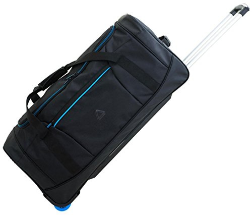 Bowatex Reisetasche Groß 75 Li Sporttasche Rollen Trolley Tasche Schwarz 71 cm