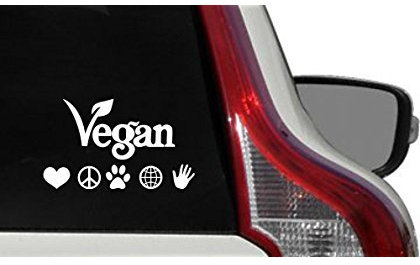 SUPERSTICKI® Vegan 15 cm Aufkleber Autoaufkleber Sticker Tuning Vinyl UV& Waschanlagenfest Tuningsticker