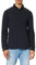 Armani Exchange Polo piqué à Manches Longues, Noir, X-Small Homme