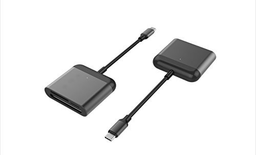 Hyper D209 3-in-1 Kartenleser USB C 3.0, Multi Card Reader für SD/Micro SD/CFast Karten, ProfiHigh Speed Adapter, Serial ATA/PCI Express CF Kompatible schwarz