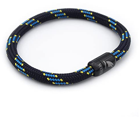 Wind Passion - Braccialetto Nautico con Chiusura Magnetica | Braccialetti Corda Uomo e Donna | Bracciale Uomo Sportivo, Surfer, Marinaio, Lifestyle con Corda Nautica