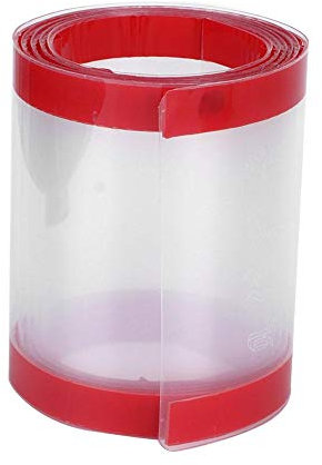 Door Pinch Guard, Kindergarten Door Seam Anti-Pinch Strip Safety Door Hinge Protector Cover(Door Back Transparent 120x10cm)