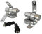 Cerniere copriwater universali 2pz cromate supporti agganci per sedile Art.79573