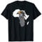 Afrika Afrika Karte Sekretär Vogel Schütze Serpentarius T-Shirt