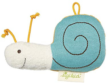 sigikid 39537 Aktivspielzeug Greifling, Blau/Gelb/Weiß