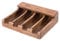 DESIGN DELIGHTS Holz BESTECKKASTEN Palu | Mahagoni/Teak, 36x30 cm (BxT) | Besteckkiste, Küchenorganizer, Holzkiste, Aufbewahrungskiste, rustikale Sortierkiste