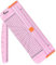 Firbon Taglia Carte per Ufficio Professionale, Plastificatrice Taglierina, Taglierina Titanio Scrapbooking con Sicura Automatica(rosa)