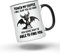 Lustige Kaffeetasse mit Aufschrift Touch My Coffee I Will Slap You So Hard Even Google Won't Be Able To Find You, für Freunde, Chef, Kollegen, 325 ml, weiße Tasse mit schwarzem Griff
