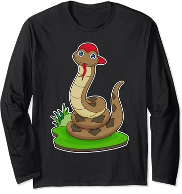 Schlange Cap Langarmshirt