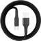 Type C 3A Fast Charging Cable 1.5M Charger Cable Lead Nylon Braided Type C Cable For Samsung galaxy A16|A15 5G|S25 |A14|A26|A15|A25 5G|S24 5G|A05s|A52 5G|A32 5G|A24s|A36 (Black)