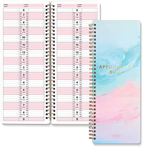 S&O-Terminbuch mit 15-Minuten-Slots — täglicher Stundenplaner von 6 Uhr bis 21 Uhr — Salon-Terminbuch — Terminkalender — Tagesplaner mit Tagesablauf — Zweispaltiger Tagesplaner mit Stundenplan, 2023 +