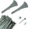 Viceree 200 Attache Cable Universels GRIS -3.6x200mm- Serre Cable et Collier de Serrage Plastique – Solution de Gestion de Câbles Efficace et Robuste - Attaches Cable Gris de Haute Qualité