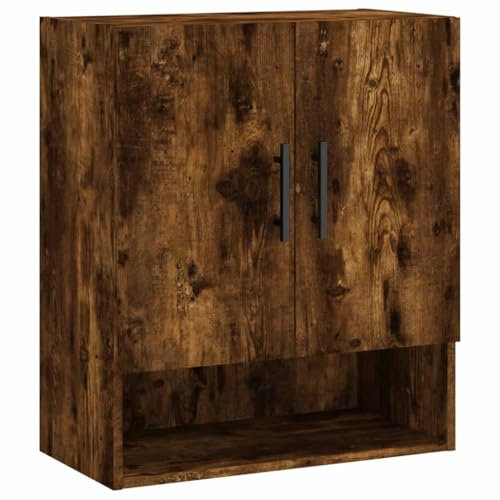 vidaXL Armadietto a Muro Rovere Fumo 60x31x70 cm in Legno Multistrato