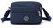 Simcat Kleine Umhängetasche für Damen, wasserdicht, Nylon, Umhängetasche, leicht, Kuriertasche für Reisen, Einkaufen (dunkelblau), dunkelblau, Einheitsgröße