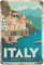 Sprüche Schilder Italienische Küste Metall Wandschild Lustige Dekoschild Retro Blechschild Für Büro Bar 20X30Cm