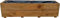 Jardinera FKL de Madera Jardinera Cubo Caja Jardín Terraza Completamente montada D27 (Teca, 60 cm)