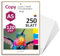 younikat DIN A5 Kopierpapier I 120 g/m² I 250 Blatt in weiß I Papier Blanko Rezeptpapier I dv1550