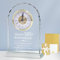 Top-spring Golden Wedding, Desk Clock With Card, 50th Anniversary Wedding Gifts for Couple, Parents & Grandparents, Quartz Clock Anniversary Decorations for 50 Years of Marriage