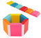 DREAMADE 6 TLG. Kletterblock-Set aus Schaumstoff für Kinder, kreative Softbausteine mit Klett- & Reißverschluss, Kletterblöcke zum Toben & Klettern für Kleinkinder, Bunt