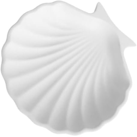 Homoyoyo Forme Petit en Blanc Coquillage Bijoux, Plateau Plâtre