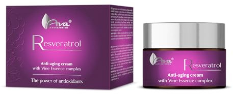 Anti-Aging Creme mit Rebenessenz-Komplex - Resveratrol & Traubenextrakt - Straffend, Faltenreduzierung - 50ml