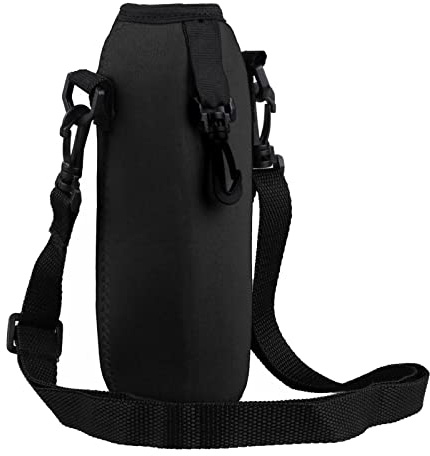 Neoprene Bag for Carrying 500ml Water Bottles with Adjustable Shoulder Strap And Insulated Sleeve for Stainless Steel Bottles,