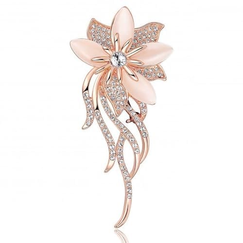 Mecool Broche avec Oeil de Chat pour Femme crée par Merdia Broche Chic Bouquet de Mariage 12 g
