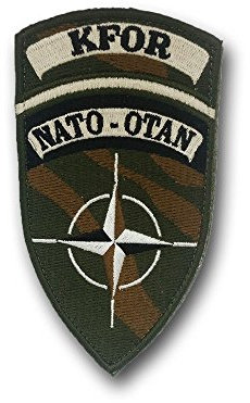 Copytec Patch KFOR NATO-Otan Kosovo Force Truppe Army Soldaten Militär #25105