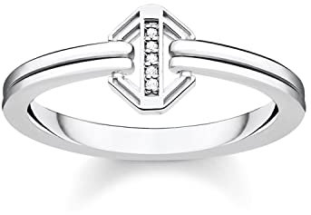 THOMAS SABO Damen-Ring Vintage silber 925 Sterling Silber D_TR0036-725-14-56