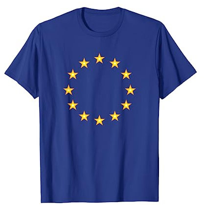 Europa Symbol EU Flagge Fahne Sterne Europäische Union Logo T-Shirt