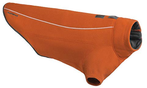 RUFFWEAR Climate Changer Jacket, Warmer und vielseitiger Hundemantel mit Polyesterärmeln für Klares, Kaltes Wetter, Canyonlands Orange, XX-Small