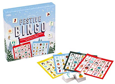 Professor Puzzle | Festive Bingo | Card Game | Ages 6+ | 3 - 5 Players