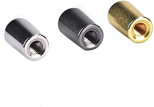 3 STÜCKE Gitarre Schalter Spitze Gitarre Pickup Schalter Spitze Lautstärkeregler E-gitarre Bass Dome Zubehör(3.5mm-Silber)