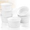 6x Schälchen Ø 9cm aus Keramik Ofenfest Creme Brulee Dessertschale Pasteten Tapas Soufflé Auflauf Förmchen (6 Stück)