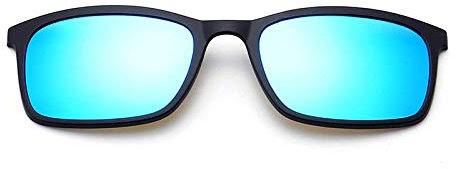 NIUASH Sonnenbrille polarisiert Polarisierte Sonnenbrille Männer Frauen Magnetclip auf Brille TR90 Optische Cat Eye Brille Full Frame Treiberbrille-A