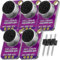 AZDelivery 5 x GY-MAX4466 Electret Microfono Amplificatore, Breakout Sensor MAX4466 compatibile con Arduino e Raspberry Pi incluso un E-Book!