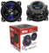 2 altoparlanti compatibile con BOSS AUDIO SYSTEMS BE423 BE 423 coassiali 3 vie da 10,00 cm 100 mm 4 di diametro da 112 watt rms e 225 watt max 4 ohm 90 db con led blu e sospensione in gomma, a coppia