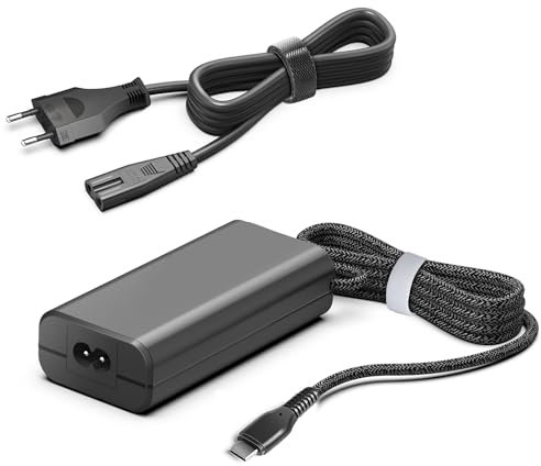KFD 65W USB-C Alimentation Chargeur pour HP Chromebook 14 13 X360 Spectre Pro x360 15-BL Elite Pavilion x2 EliteBook 1040 G2 G4 934739-850 863469-001 860210-850 Ordinateur Portable Adaptateur Secteur